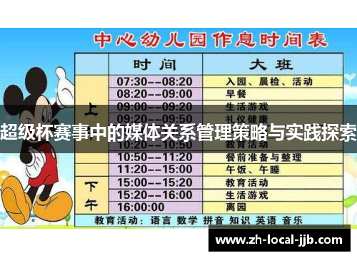 超级杯赛事中的媒体关系管理策略与实践探索